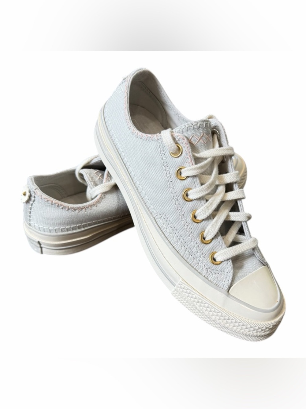 Converse Chuck 70 Sneaker, Crafted Stitching,  Fossilized/ Egret, Women’s Size 7